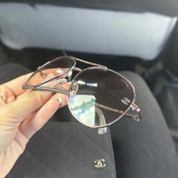 Authentic Chanel Pilot Sunglasses