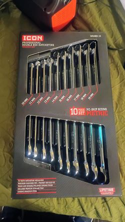 Icon Double Box Ratcheting Wrench Set