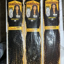 28” Crochet  Colors 1,1B And 99J