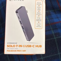 Hyperdrive 7-in1 Solo USBC Hub