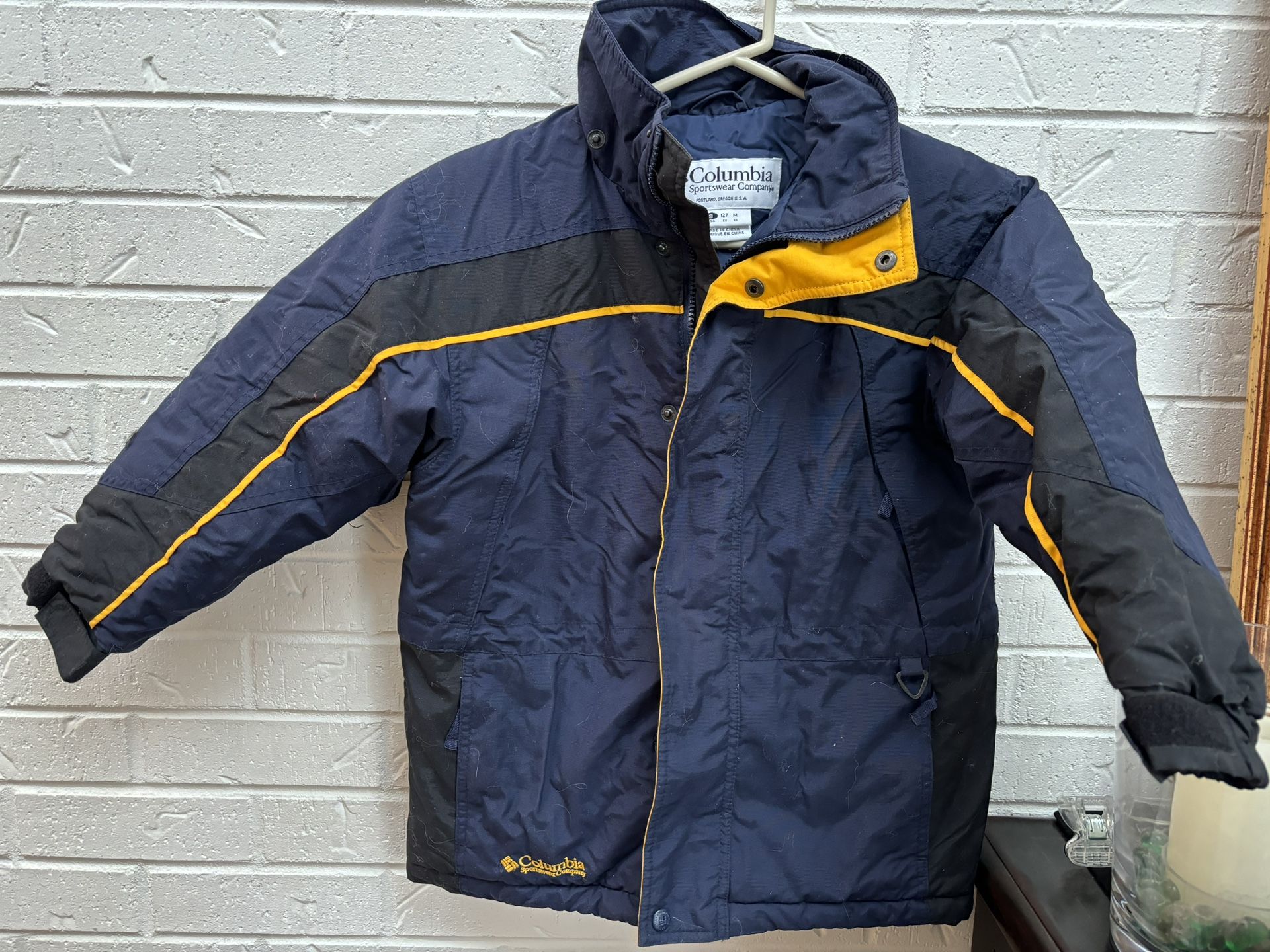 Columbia Youth Preowned Snow Parka Jacket Blue Size 8