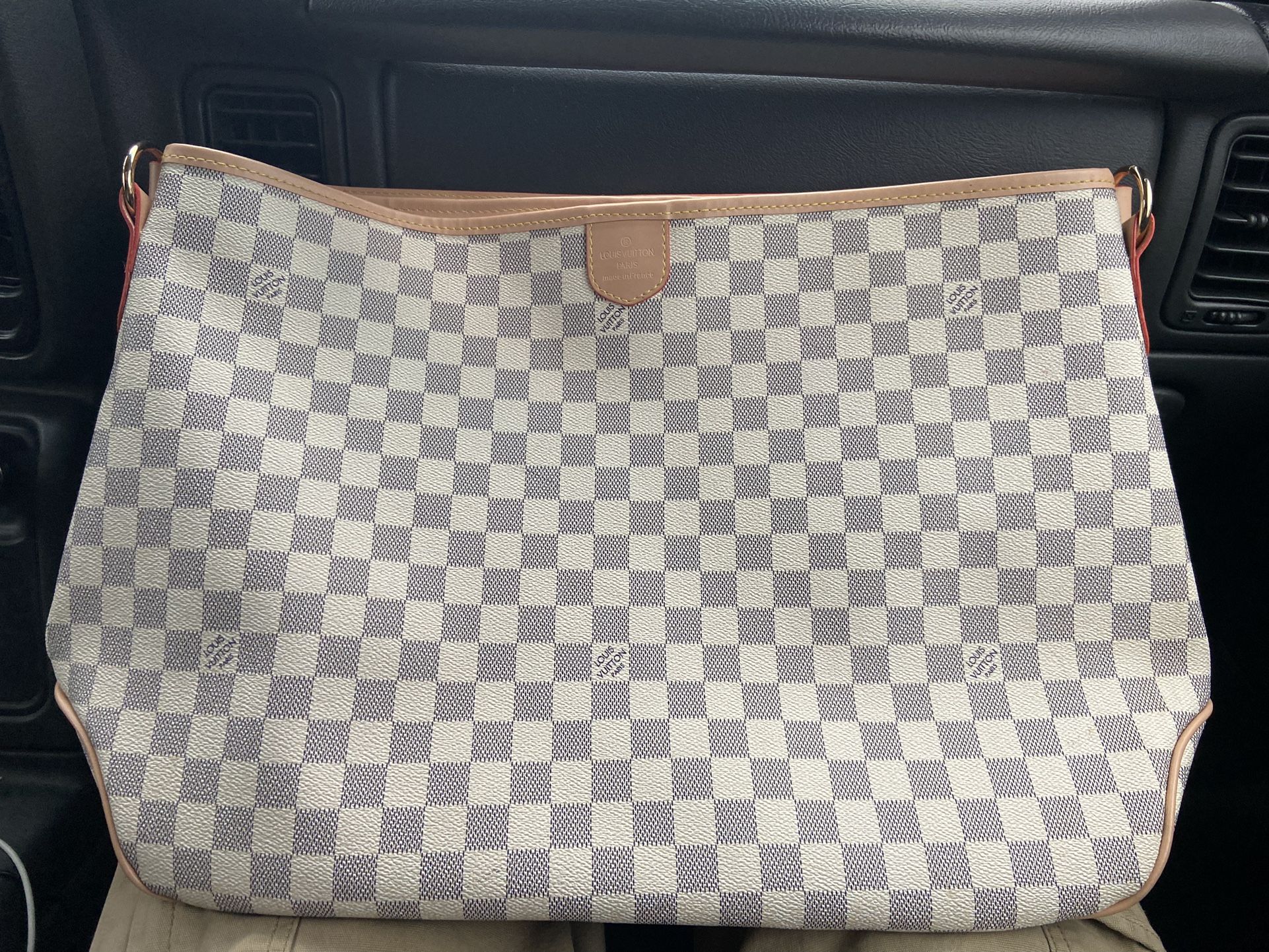 Louis Vuitton Damier Azur Delightful MM Shoulder Bag