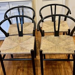 4 Dovetail Moya dining chairs