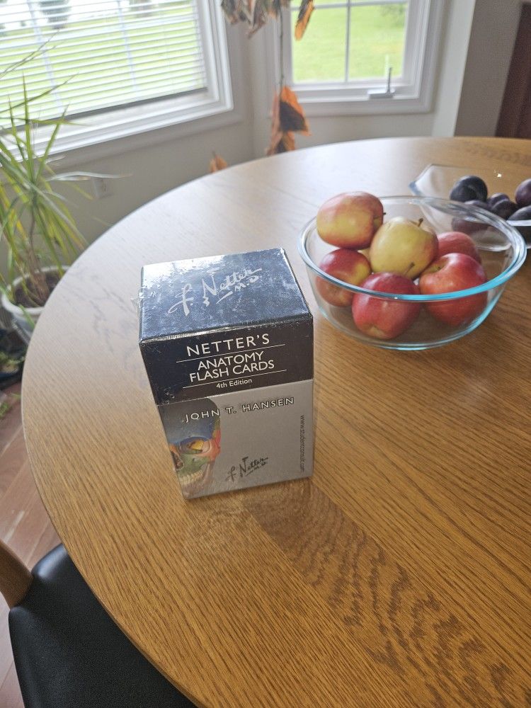 Netter's Human anatomy flesh cards