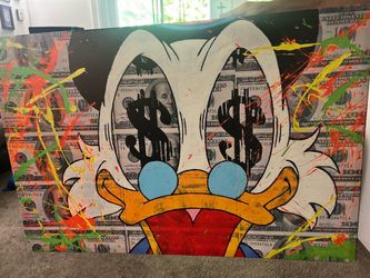 Scrooge McDuck painting