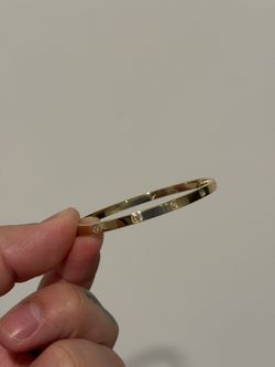 14k VS1 Diamond (small Model) Love Bracelet Size 16