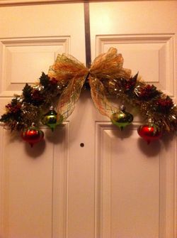 Handcrafted holiday swag