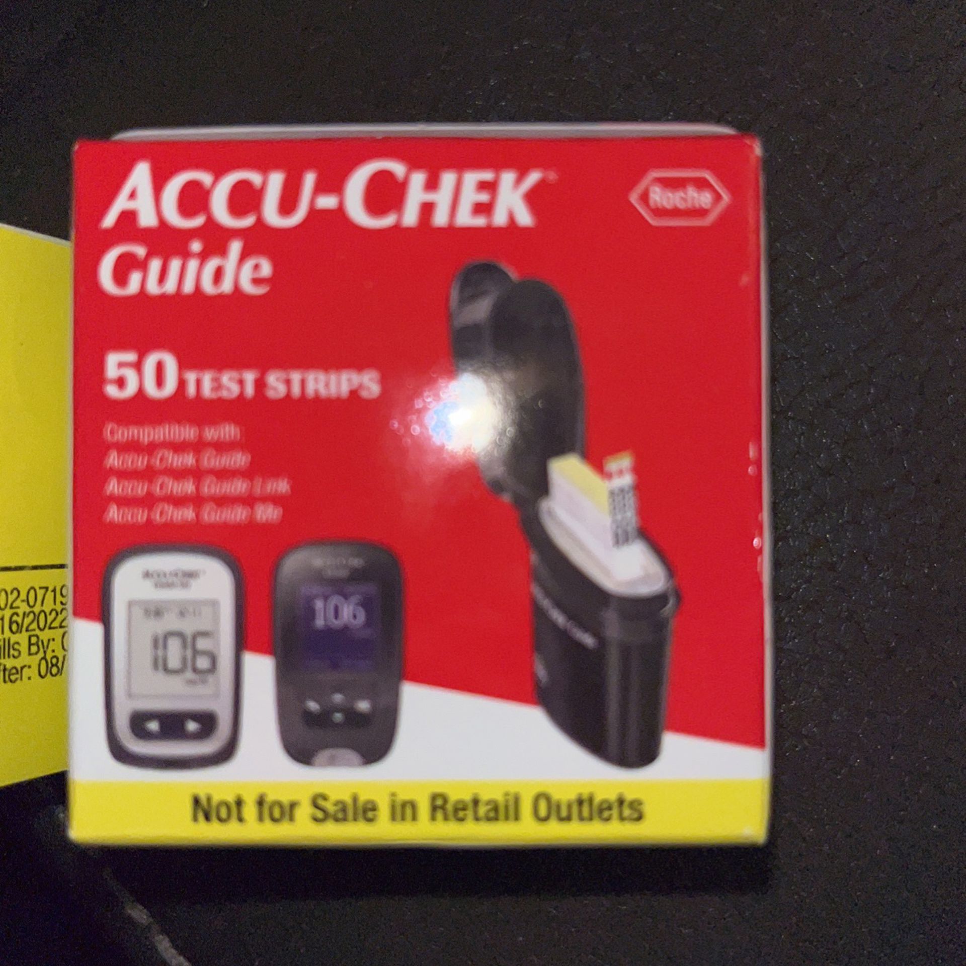 Accu Chek 50ct Test Strips 