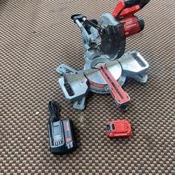 CRAFTSMAN V20 7-1/4-in 20-volt max Single Bevel Sliding Compound Cordless Miter Saw ( Battery Included )