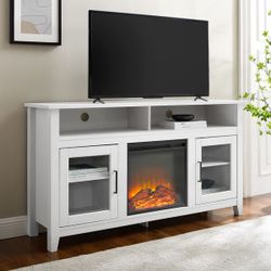 Electric Fireplace Tv Stand New in Original Packaging Accommodating Tv’s Up To 65”.