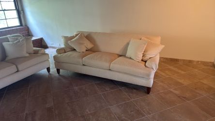 Pair of O. Henry House Designer Sofas – Made in USA – Excellent Condition