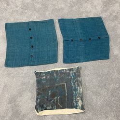 West Elm pillow covers 20in x 20in set of 3