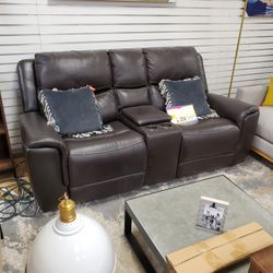 Sofa And Loveseat Set With Power Recliners 1600.00