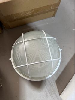Exterior cage lights variety of sizes