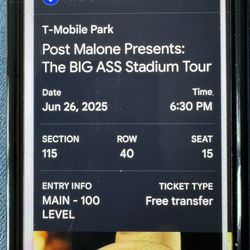Post Malone And Jelly Roll 6/25