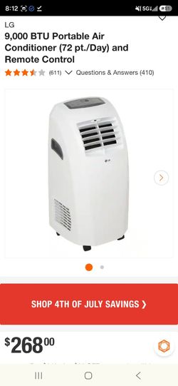 LG Portable A/C Unit