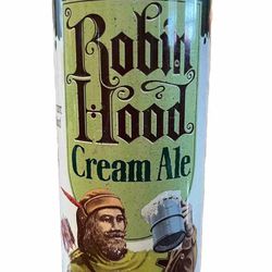 Vintage Robin Hood Cream Ale 16 oz. Steel Empty Beer Can , Pittsburgh Brewing pull tab
