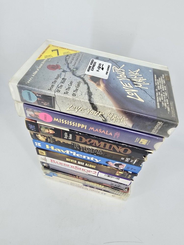 Lot Of 10 VHS Tapes 1001-22