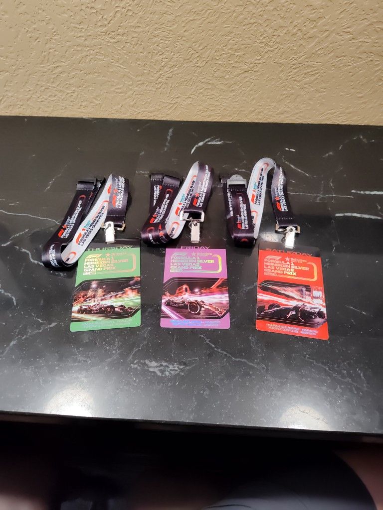 Formula 1 Las Vegas '23 - Inaugural Race Credentials