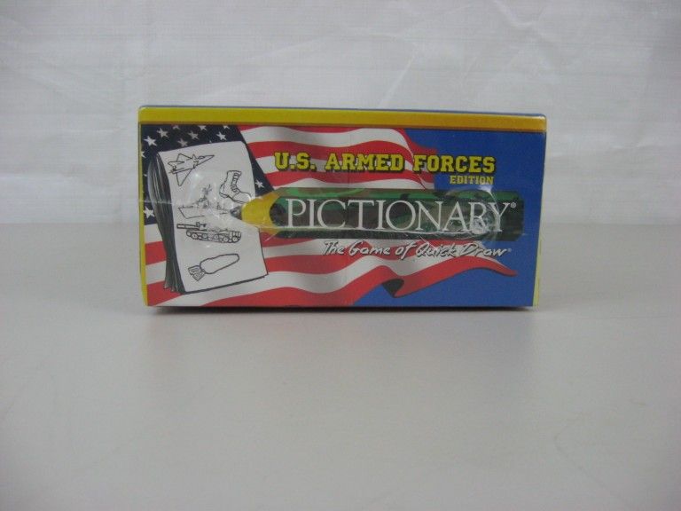 U.S. Armed Forces Edition Pictionary Game USAopoly 2001-New & Sealed
