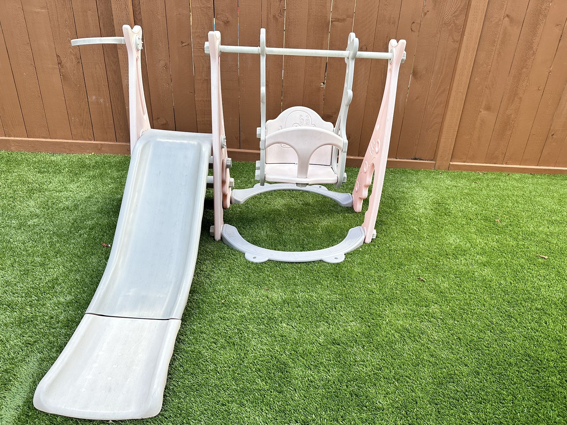 Outdoor Swing/slide Set For Kids