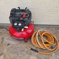Porter Cable 150 psi 6 gal Compressor with 50ft Hose / Porter Cable Air Compressor