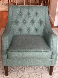 Cozy Blue Armchair For $75