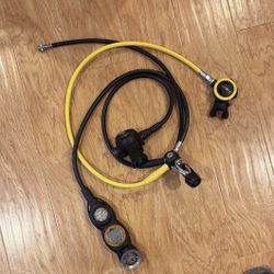 Scuba dive regulator system with 2nd stage