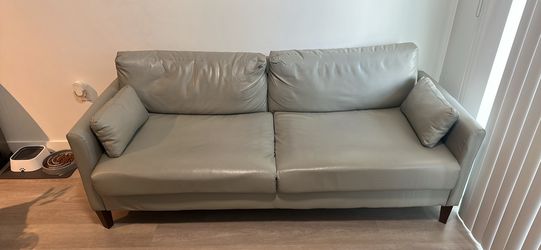 Modern Gray Sofa – Excellent Condition – $300 Negotiable