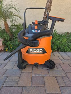 Ridgid 16 Gal. 6.5 Peak HP NXT Power Shop Vacuum HD1900 Wet Dry Vac with Cart