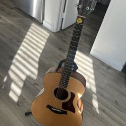 Taylor 114e Series  Acoustic Electric Guitar With Case And Stand Grand Auditorium Guitar  