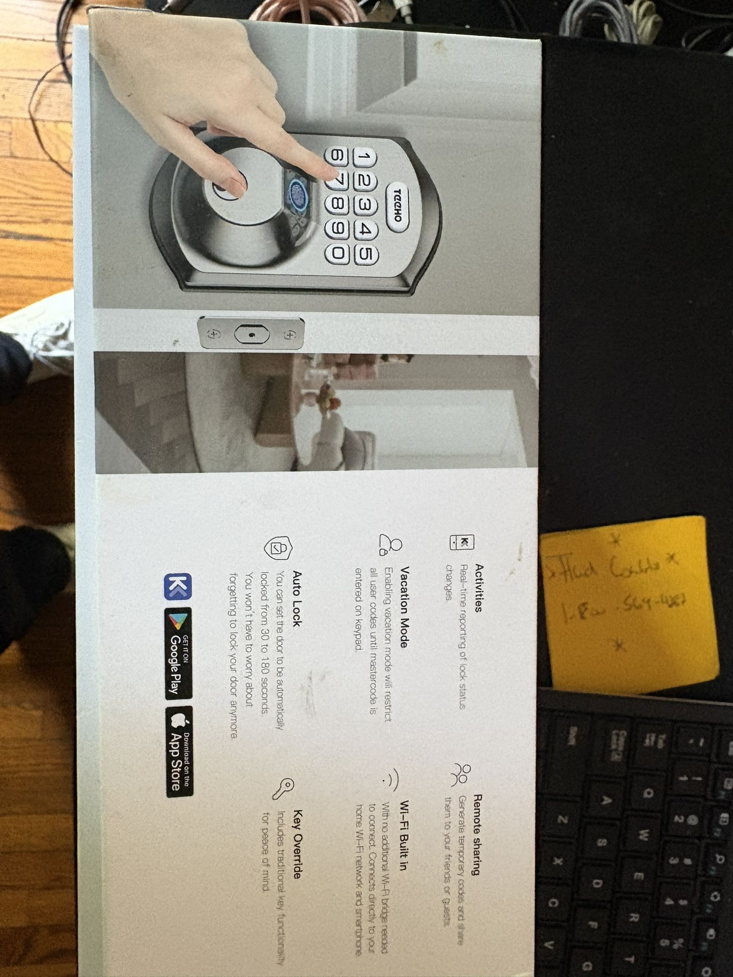 Tho WiFi Smart Lock $40 Used