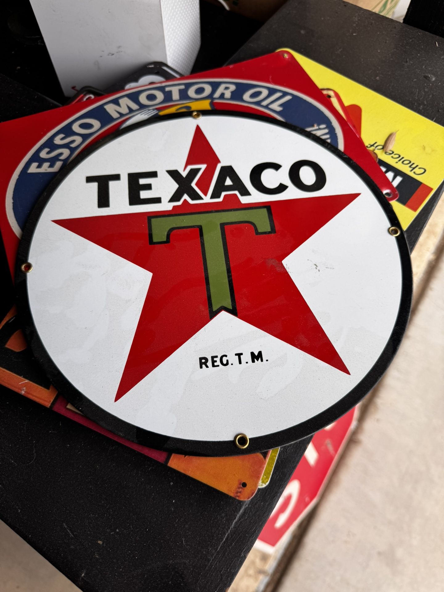 Porcelain Texaco Sign