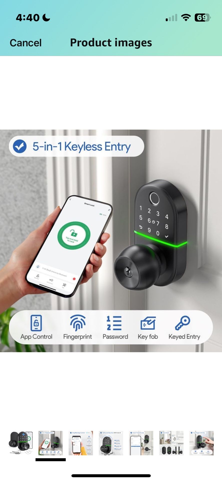 Veise Smart Locks With 2 Lever Handle Set, App Control, Keyless Entry Door Lock Electronic Digital Touchscreen Keypad Deadbolt Smart Lock Front Door Auto Lo Veise Smart Locks With 2 Lever Handle Set, App Control, Keyless Entry Door Lock Electronic Digital Touchscreen Keypad Deadbolt Smart Lock Front Door Auto Lo