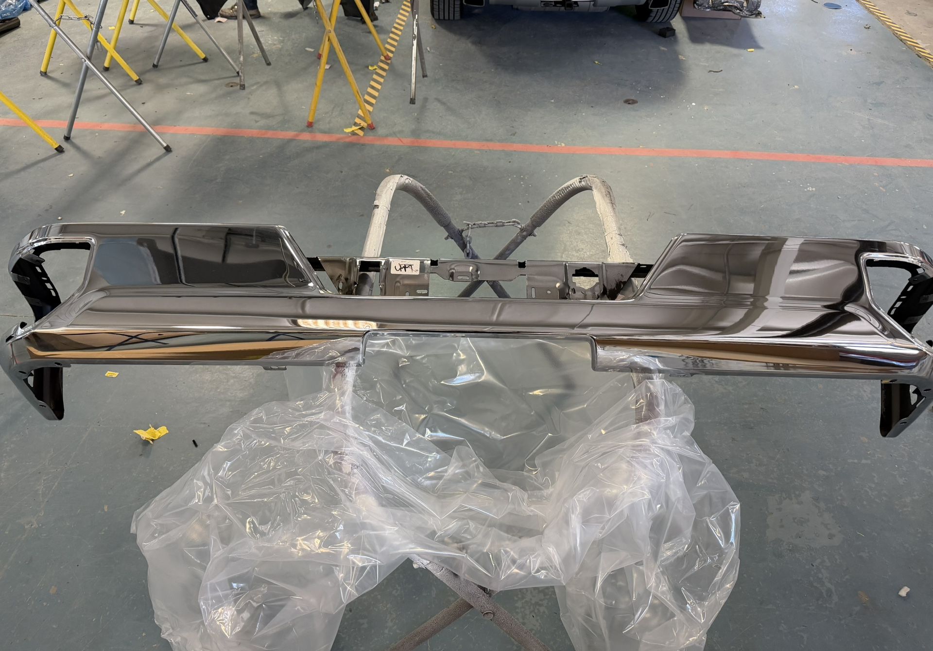 Chevy Silverado Rear Bumper Chrome