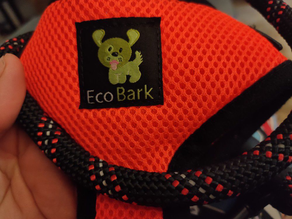 EcoBark Dog Harness Soft Gentle No Pull No Choke Dog Harnesses Double Padded Halter Ultra Cushion Walking Breathable Mesh Dog Vest for Puppies Small w
