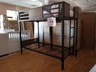 Twin over twin bunk bed