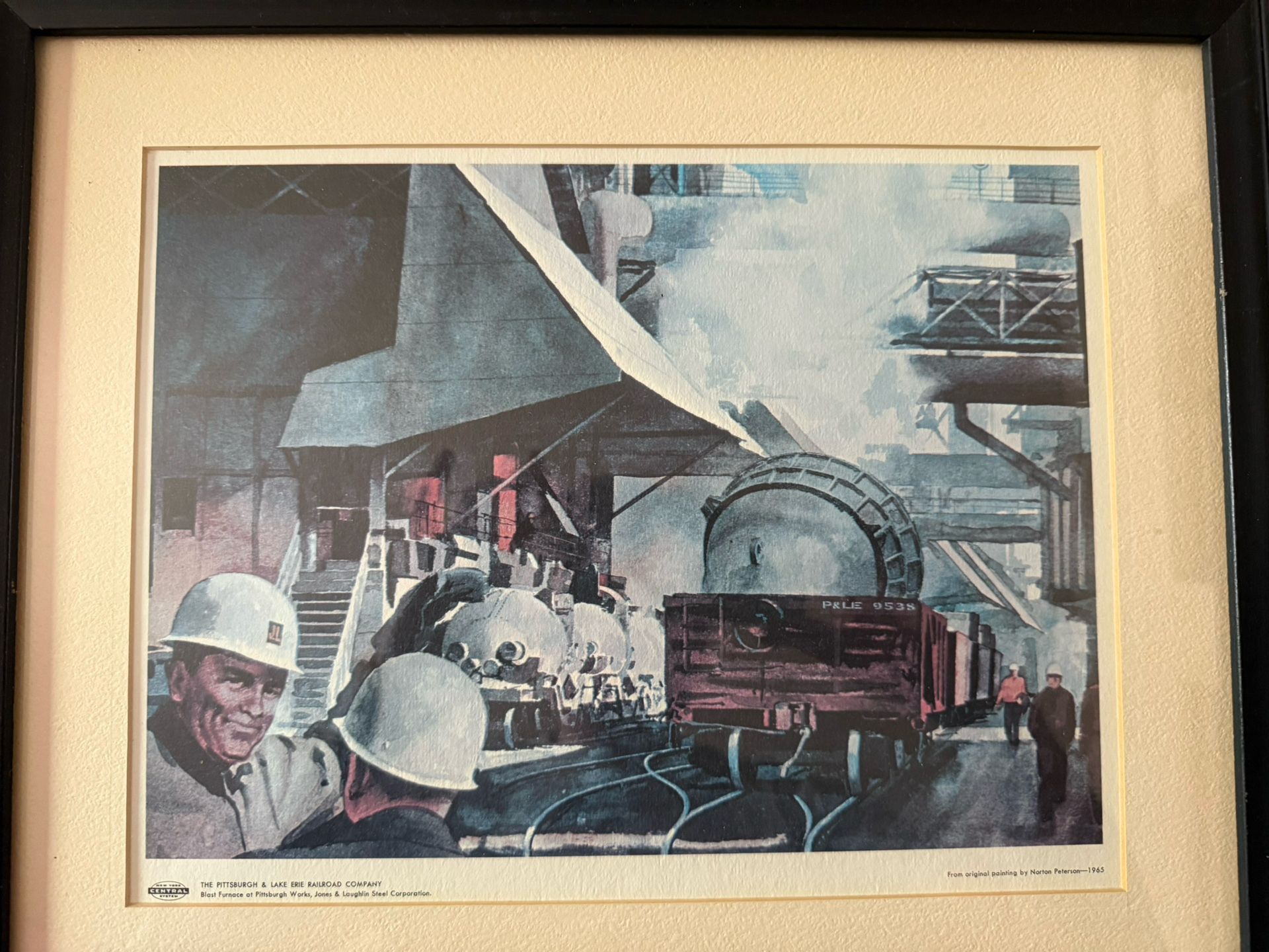 Vintage Railroad/Steel Mill Art