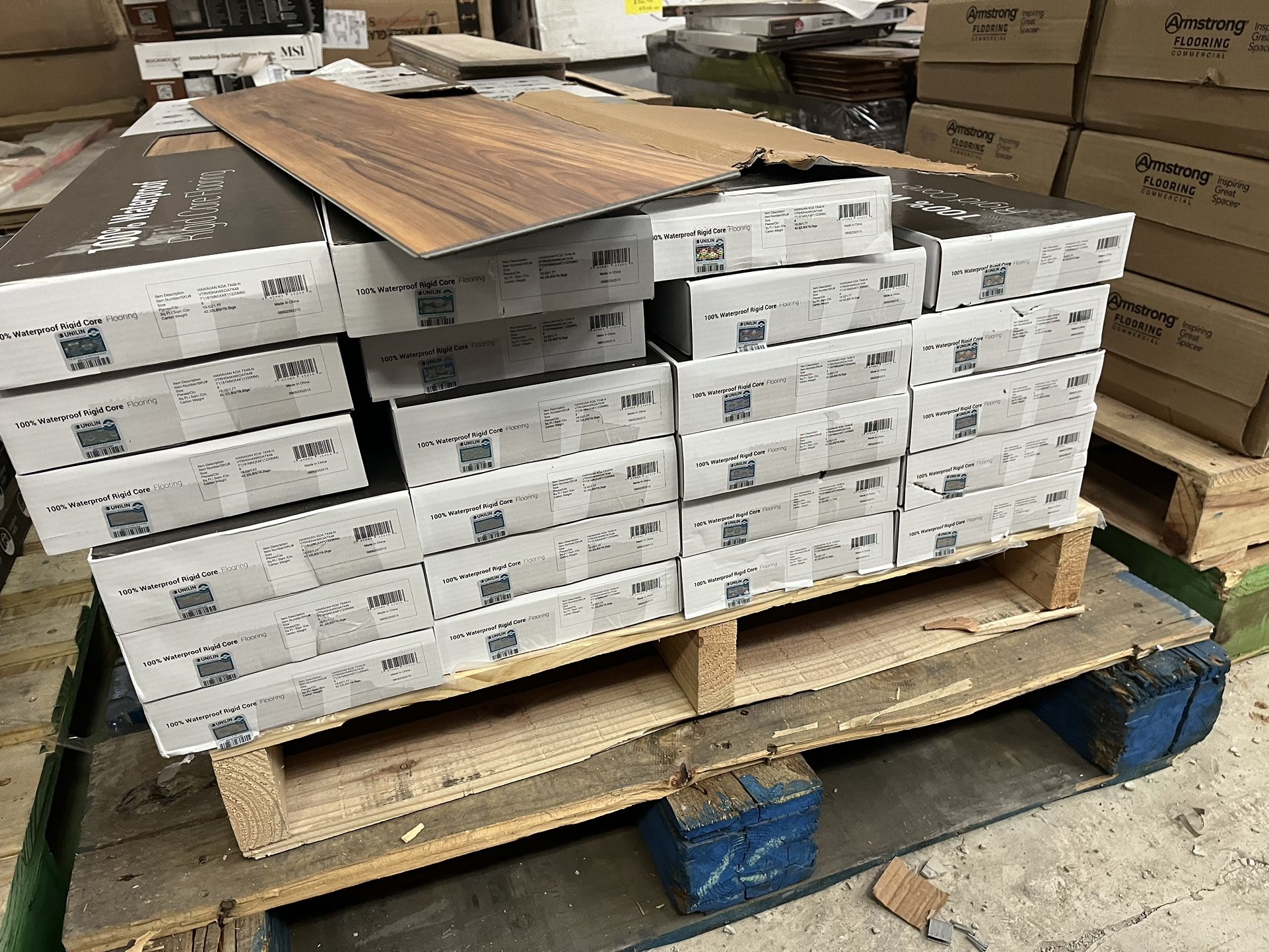 Hawaiian Koa 6 MIL x 7.1 in. W x 48 in. L Click Lock Waterproof Luxury Vinyl Plank Flooring (19 sqft/case)