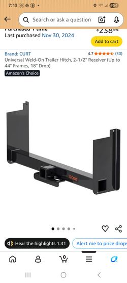 Universal 2 1/2" class5 receiver hitch