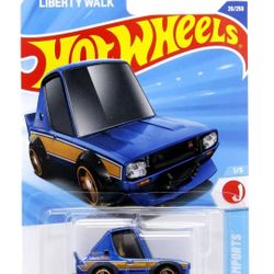 2024 Hot Wheels Tooned Nissan Skyline 2000GT-R  LBWK Liberty Walk New Sealed.  This is a Hot Wheels Nissan Skyline 2000 GT-R LBWK die-cast toy car. It