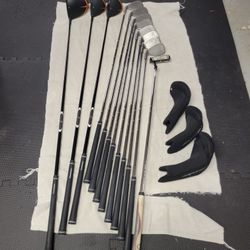 Pinemeadow ZR 3.0 Club Set (Driver/3W/5W/2hy/3i-PW/Bombtech 52/56 degree wedegs/Wilson putter)