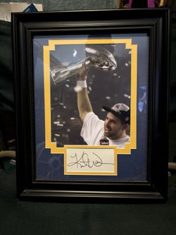 Kurt Warner Signed Frame, Rams