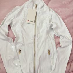 White Lululemon Define Jacket 