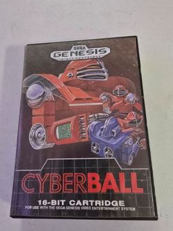 1999 vintage cyberball Sega Genesis  sport action  Robots