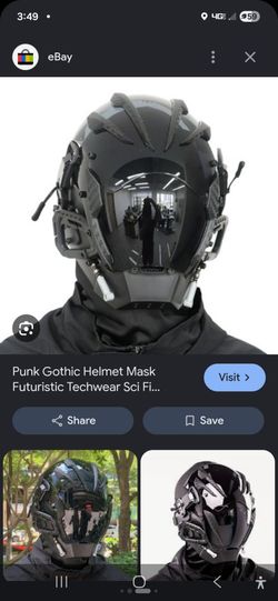 Retro punk helmet