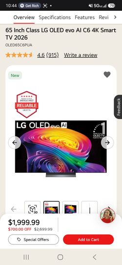 65" Curved tv