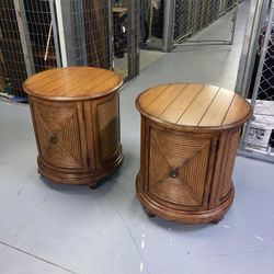 Tommy Bahama Antique Brown End Tables DELIVERY~AVAILABLE 