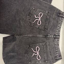 Nova Blue Jeans In Black Washed 