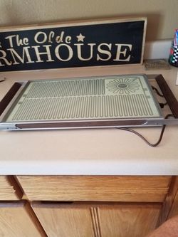 Vintage Salton electric warmer plate